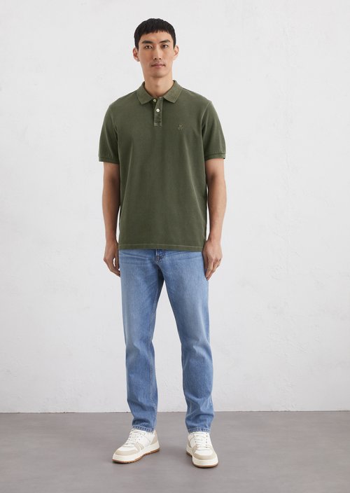 Piqué regular polo shirt — M499