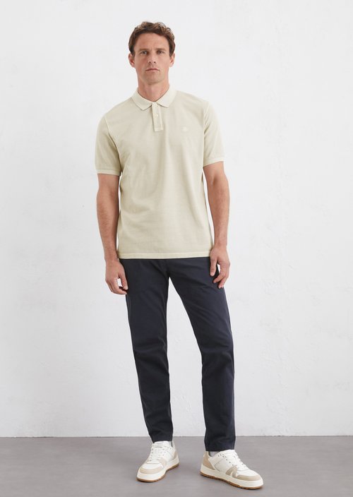 Piqué regular polo shirt — M707