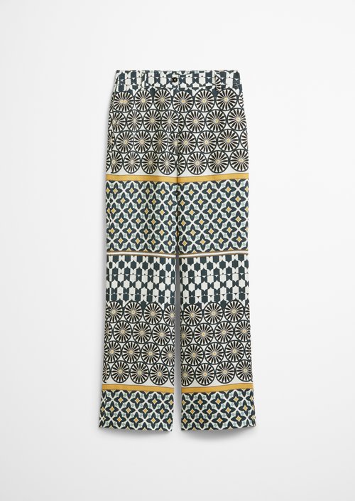 Straight linen trousers — MF54