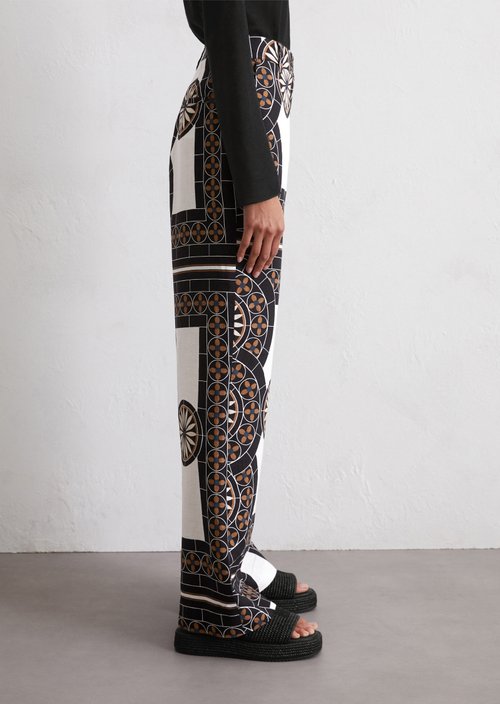 Straight linen trousers — MF58