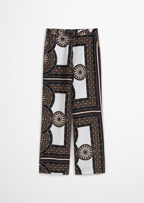Straight linen trousers — MF58