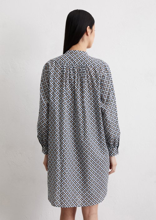 Relaxed print shirt dress — MF50
