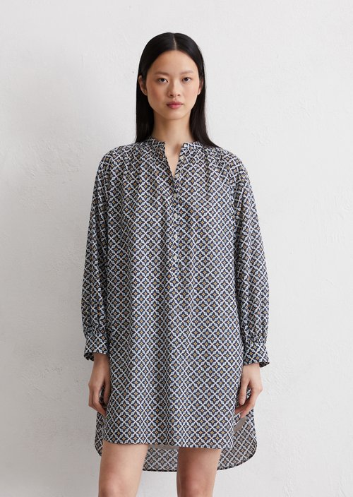 Relaxed print shirt dress — MF50