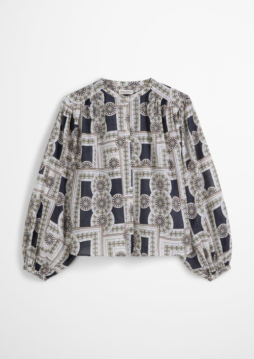 Relaxed print blouse — MF48