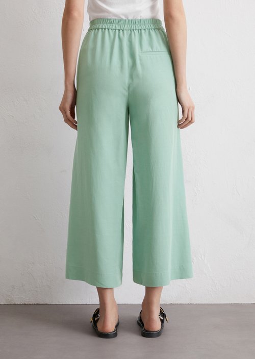 Culotte wide cropped — Light green