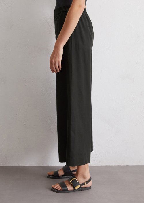 Culotte wide cropped — Black