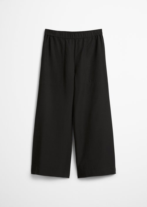 Culotte wide cropped — Black
