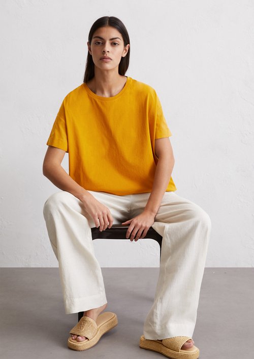 Relaxed T-shirt — Yellow