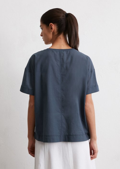 Relaxed T-shirt — Dark blue