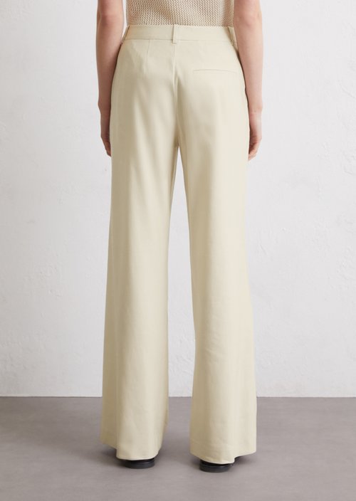 Suit trousers flared — Beige