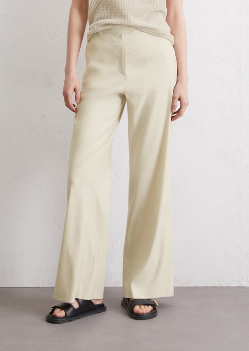 Suit trousers flared — Beige