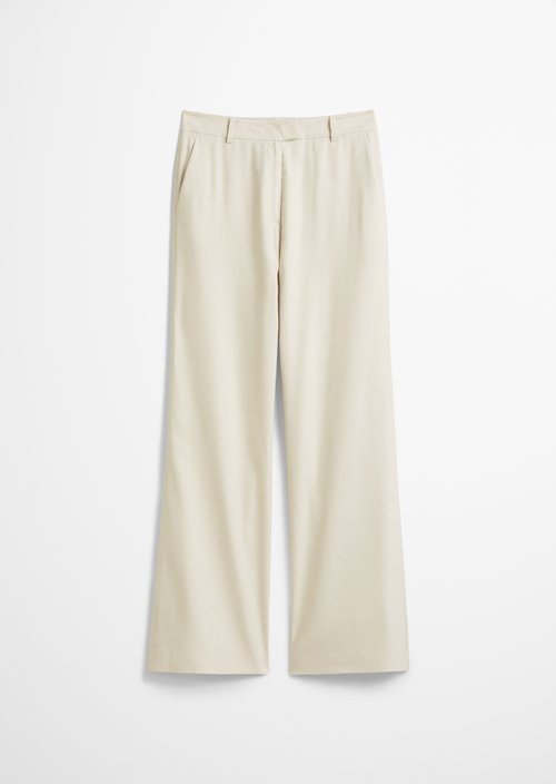 Suit trousers flared — Beige