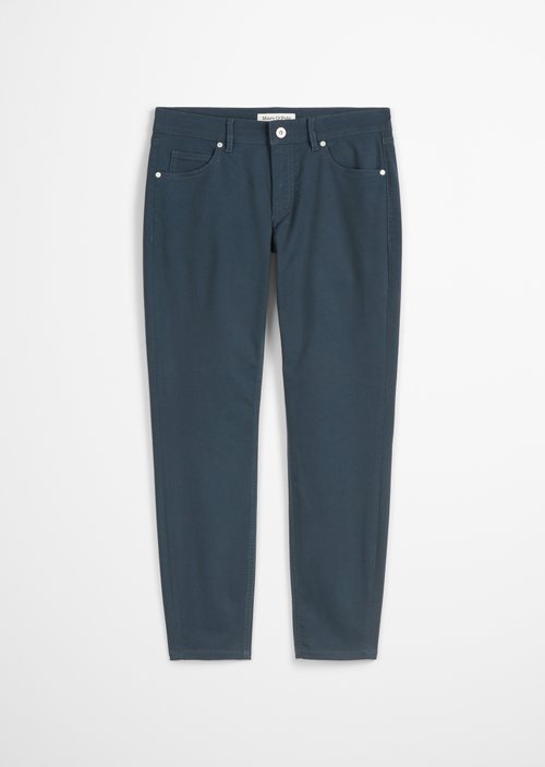 Hose Model Lulea slim cropped — Dark blue
