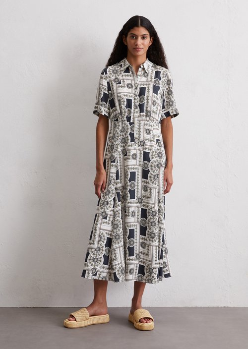 Regular print dress — MF48
