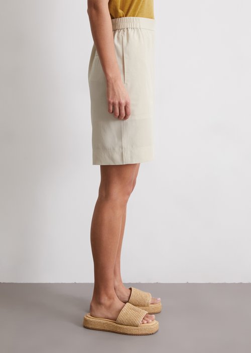 Shorts wide — Beige