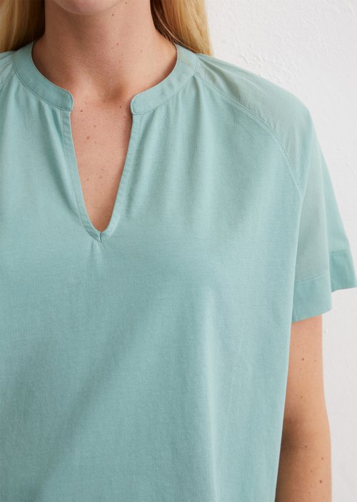 Relaxed blouse shirt — Light green
