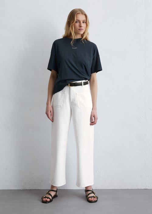 Relaxed T-shirt — Dark blue
