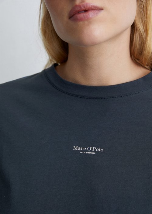 Relaxed T-shirt — Dark blue