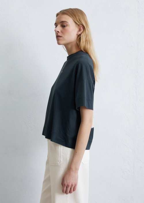 Relaxed T-shirt — Dark blue