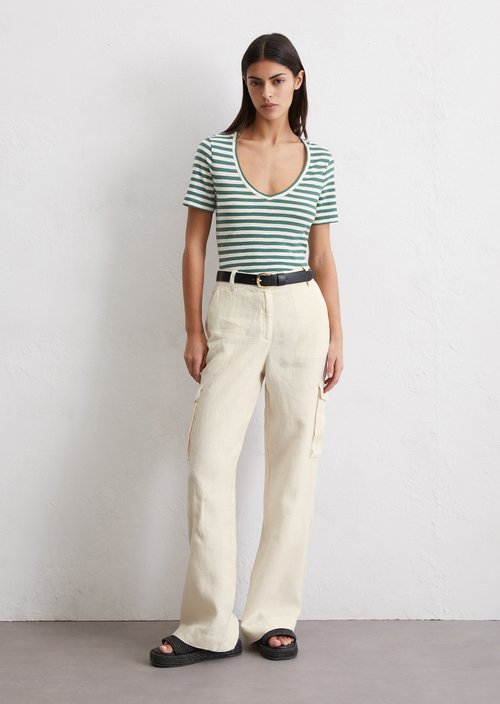 Regular striped T-shirt — MJ57