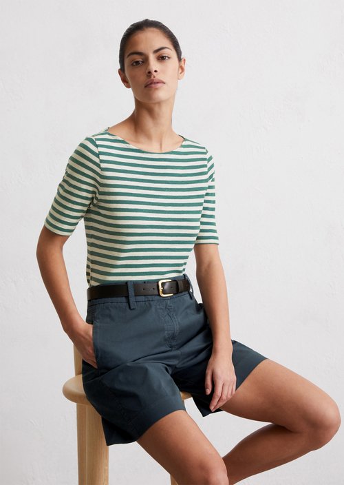 Striped T-shirt slim — MJ57