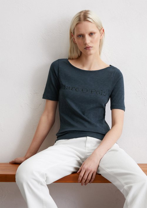 Logo T-shirt regular — Dark blue
