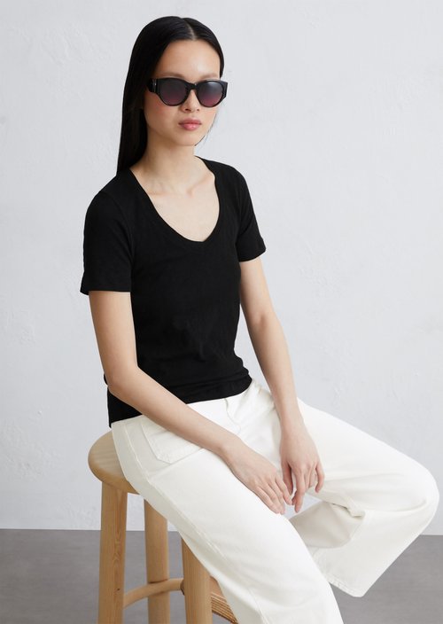 DfC T-Shirt regular — Black
