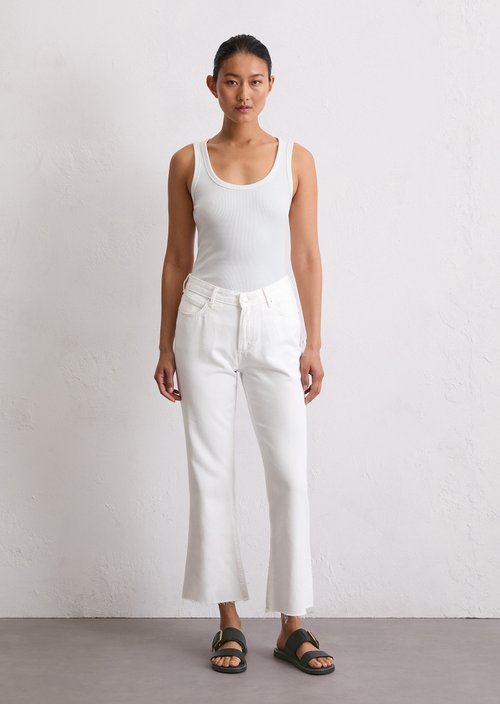 Regular tank top — White