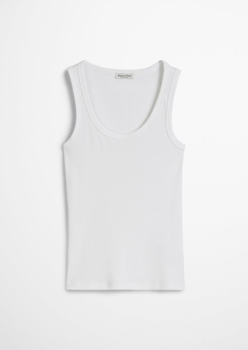 Regular tank top — White