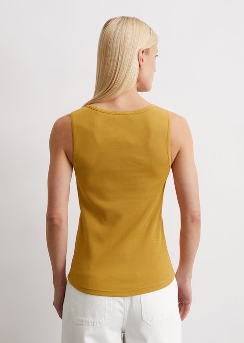 Tank top slim — Yellow