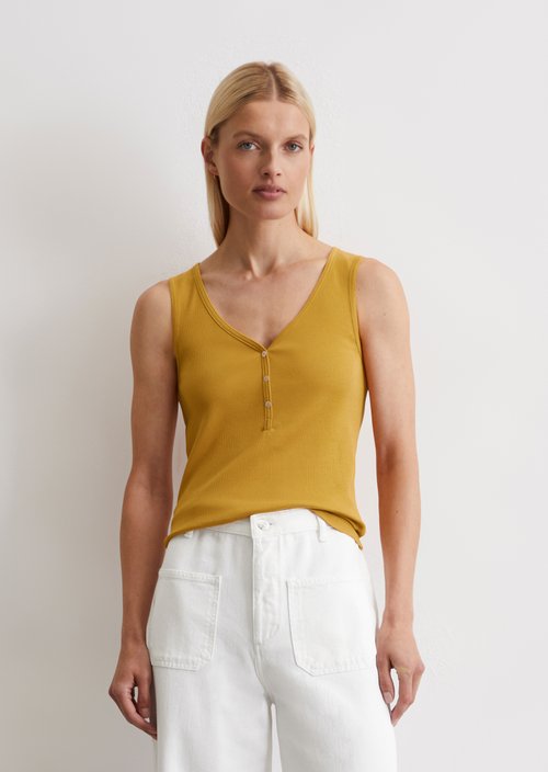 Tank top slim — Yellow