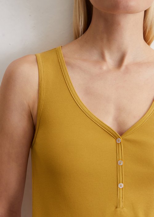 Tank top slim — Yellow