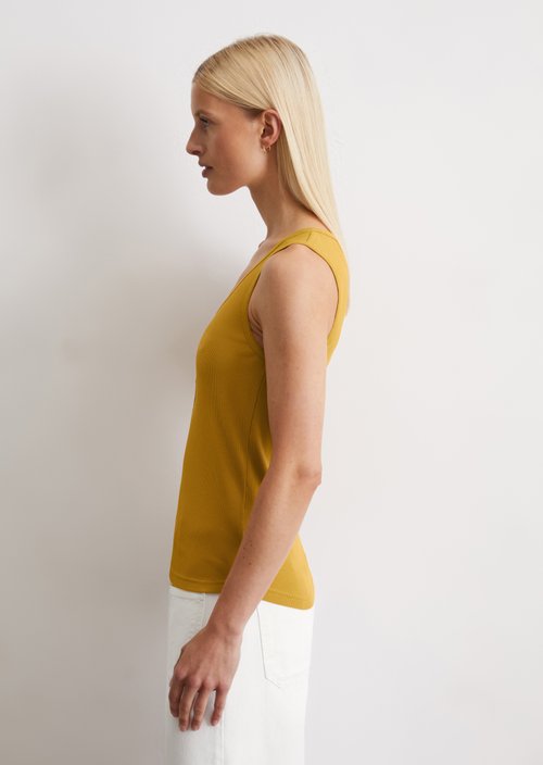 Tank top slim — Yellow