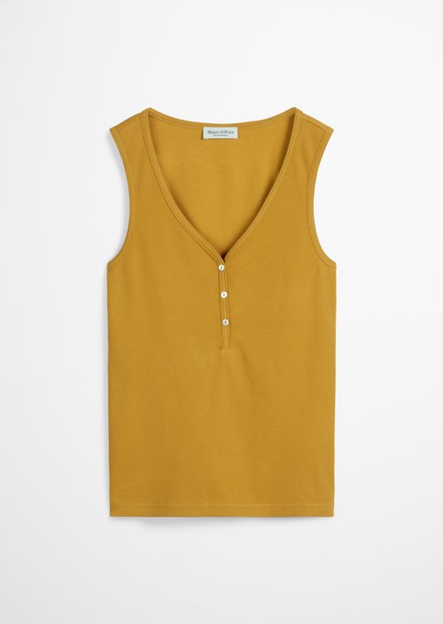 Tank top slim — Yellow
