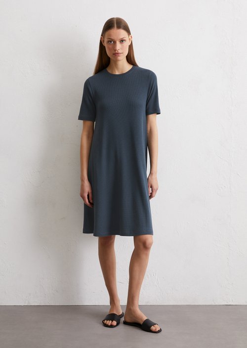 Jersey dress loose — Dark blue