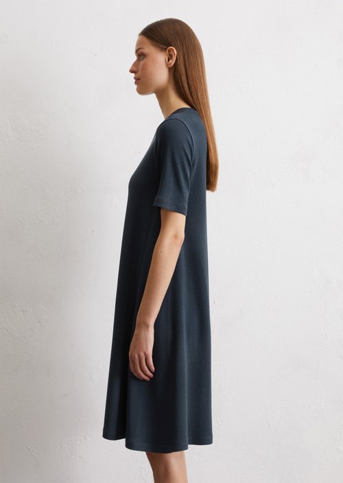 Jersey dress loose — Dark blue