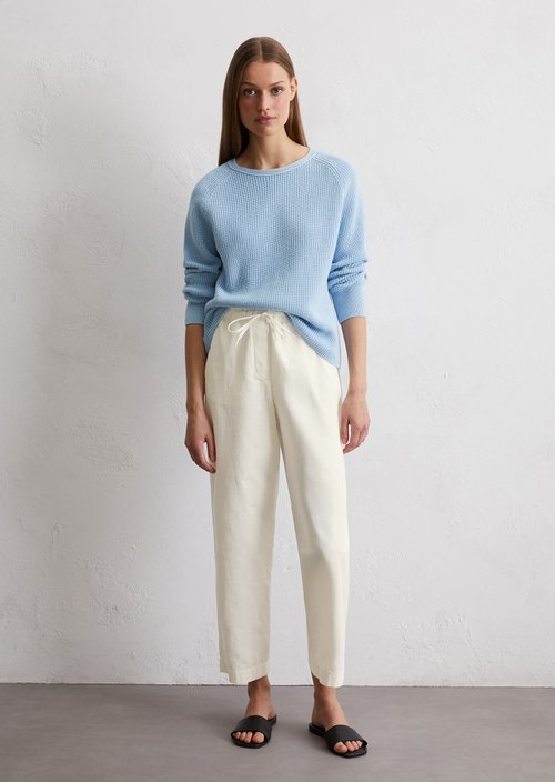 DfC round neck knitted sweater loose — M803