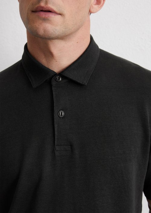 Polo shirt jersey regular — Black