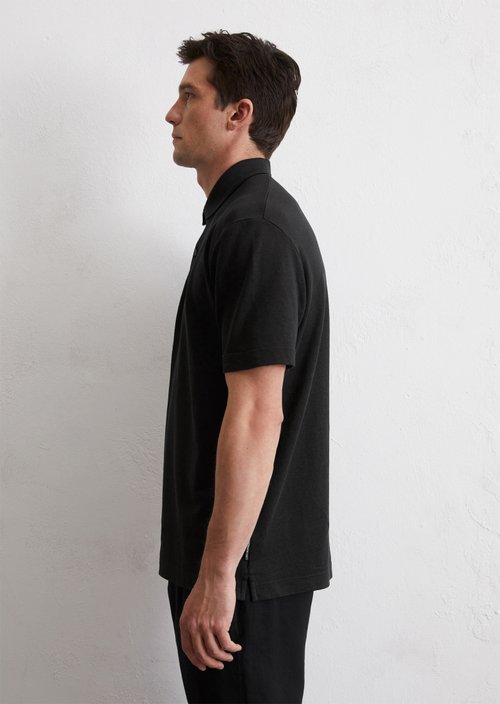 Polo shirt jersey regular — Black