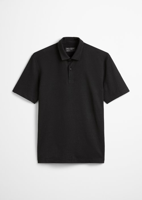 Polo shirt jersey regular — Black