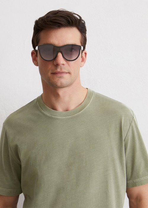 T-shirt regular — Dark green