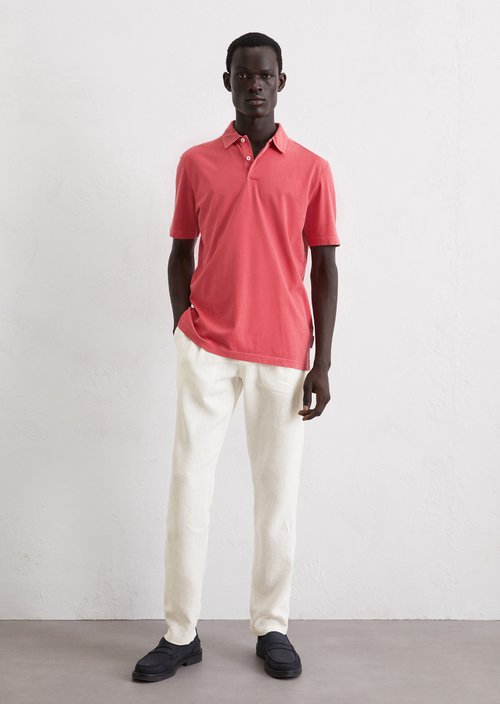 Short-sleeved polo shirt jersey regular — M633