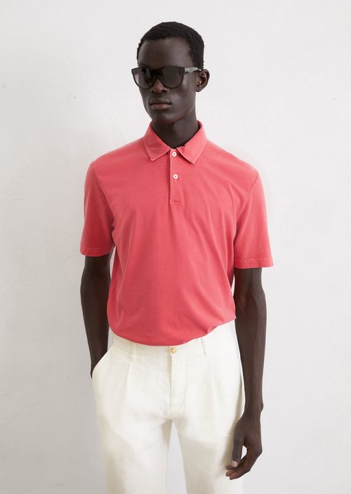 Short-sleeved polo shirt jersey regular — M633