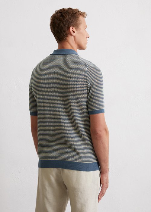Regular knit polo shirt — M870