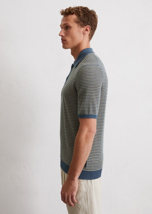 Regular knit polo shirt — M870