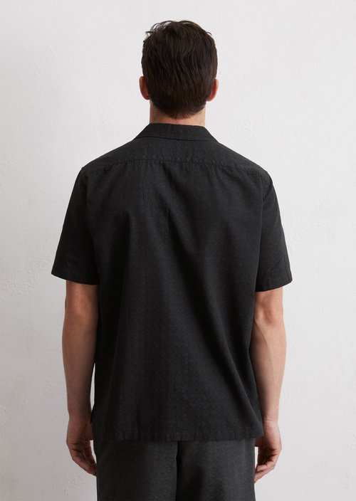 Kurzarm-Hemd regular — Black