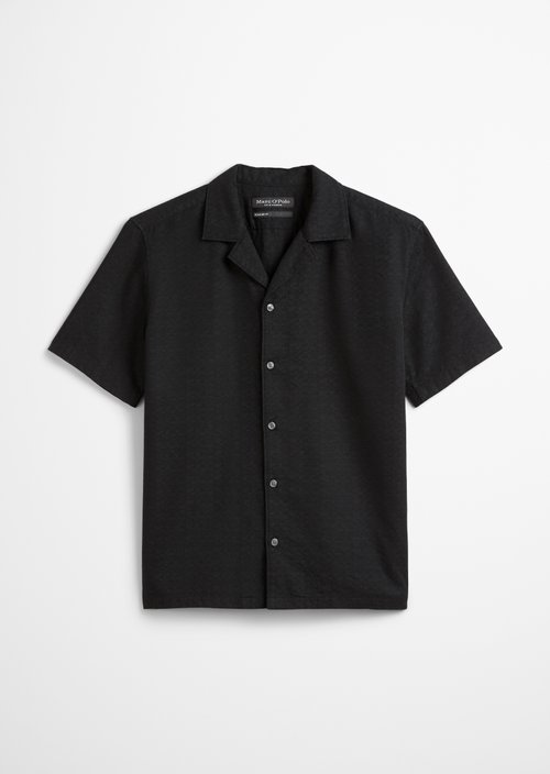 Kurzarm-Hemd regular — Black