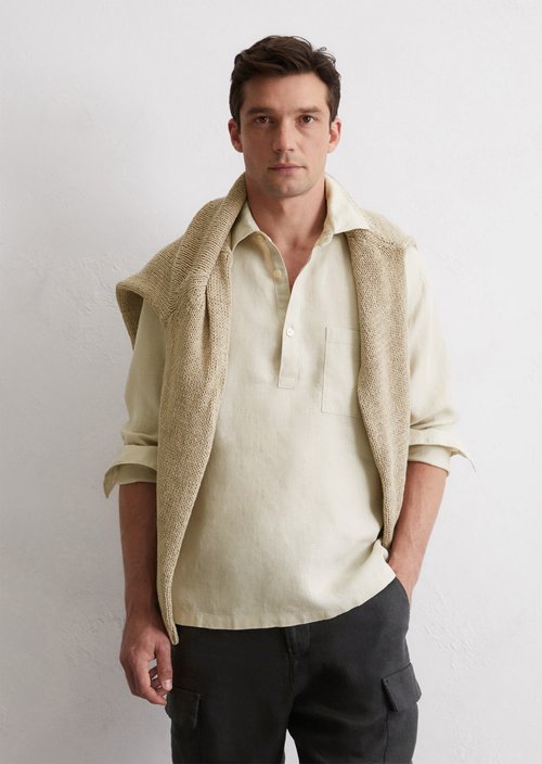 Slip-on shirt regular — M707