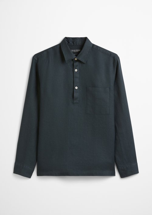 Slip-on shirt regular — Dark blue