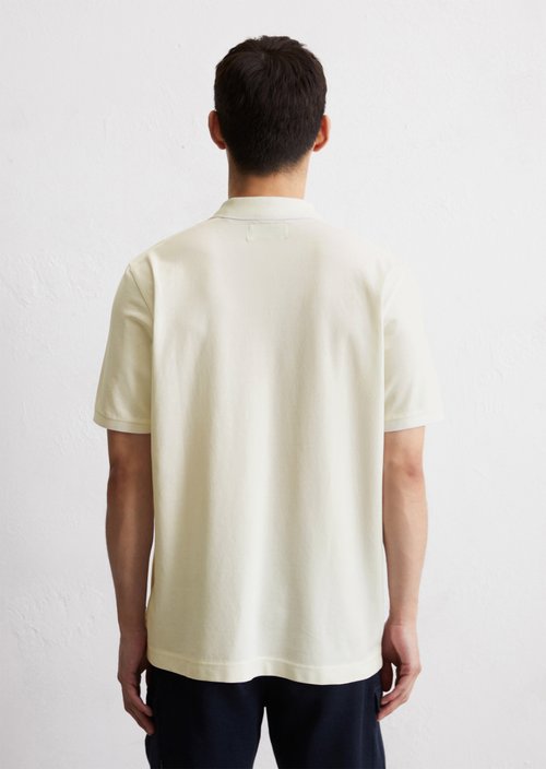 Piqué regular polo shirt — White